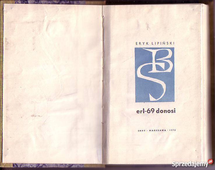 8075 ERL69 DONOSI ERYK LIPIŃSKI Czyrna
