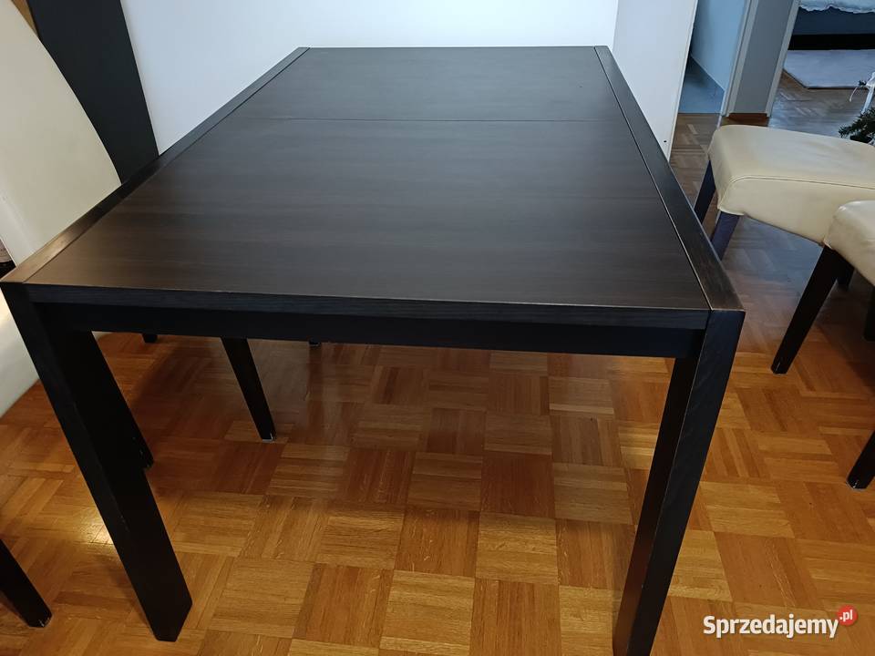 Drewniany rozkładany stół Black Red White Toruń