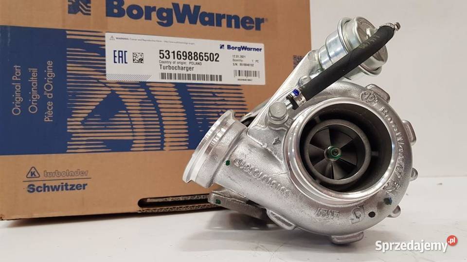 Turbosprężarka BorgWarner KKK 53169886502 Siedlce
