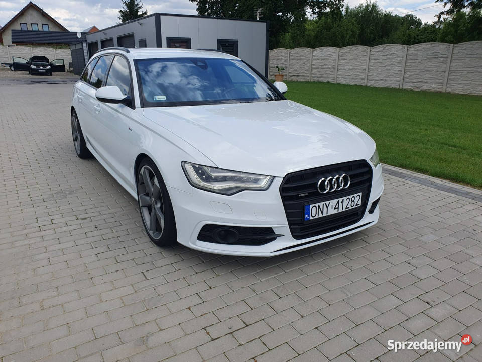 Audi A6 30 bitdi 313 S Line Full Ledy Bose Radar łopatki zmiany biegów Audi opolskie Strobice