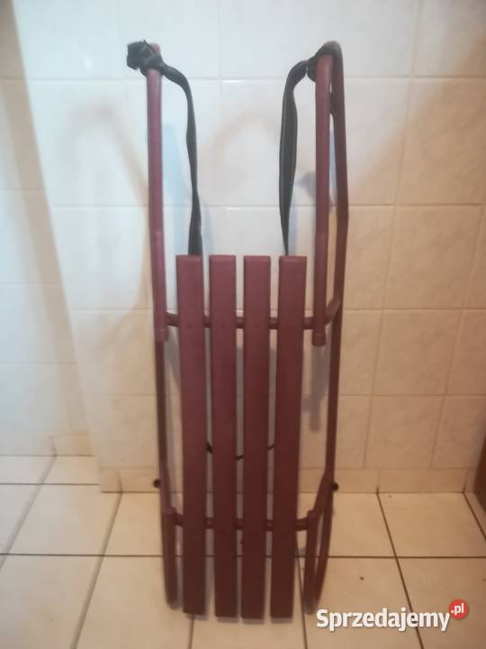 Duże i lekkie sanki metalowe ze sznurkiem Dl Katowice