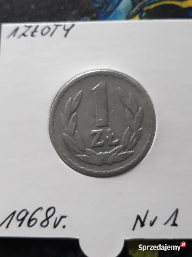 1 złoty 1968 r 1 PRL Konin