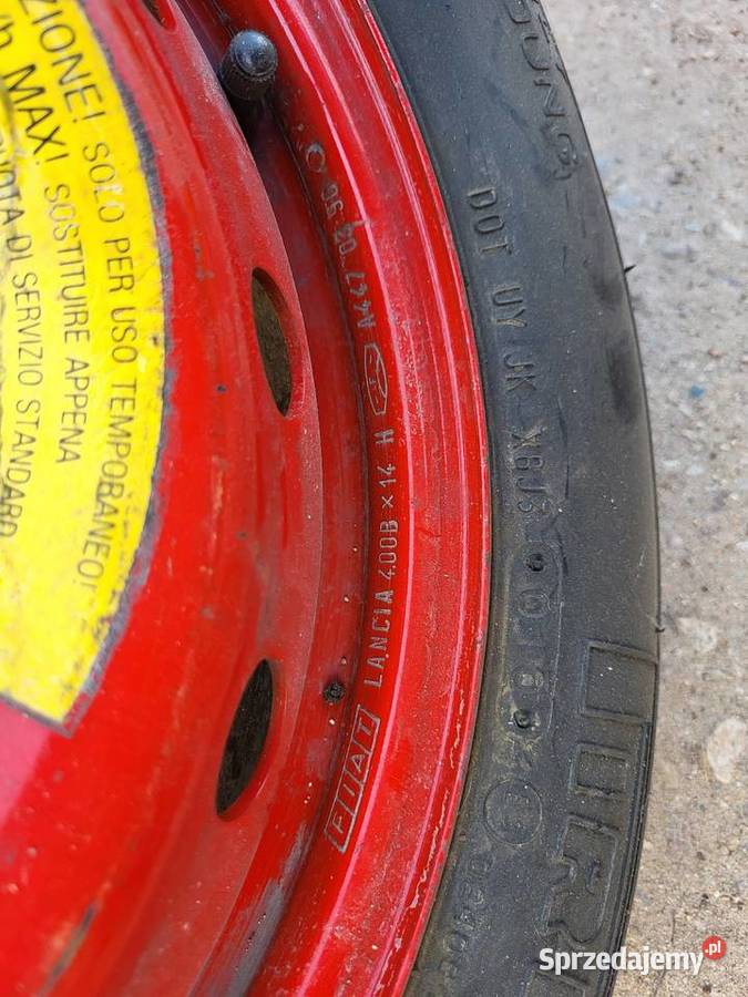 Dojazdówka 4x98 13580 14 Fiat lancia koło Pułtusk