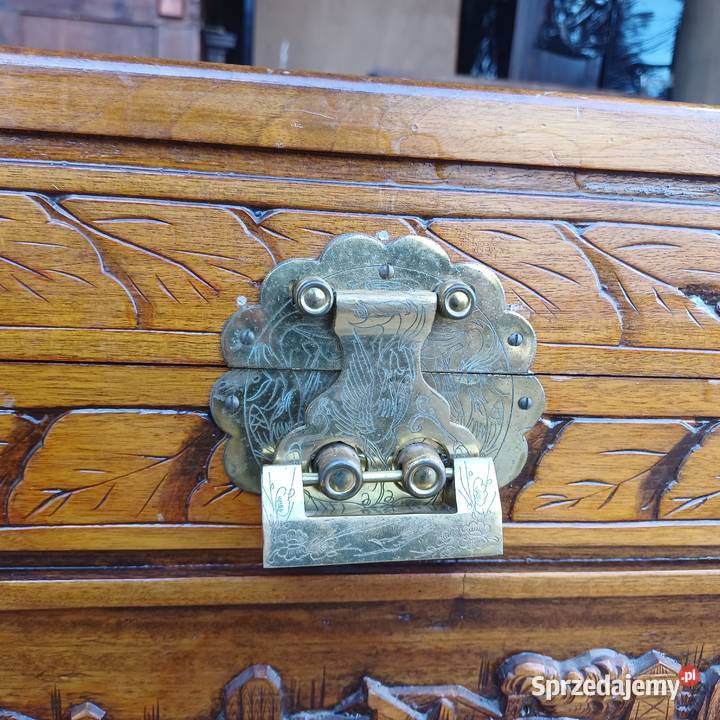 Skrzynia Kufer Dalekowschodni Orientalny Suchorzew