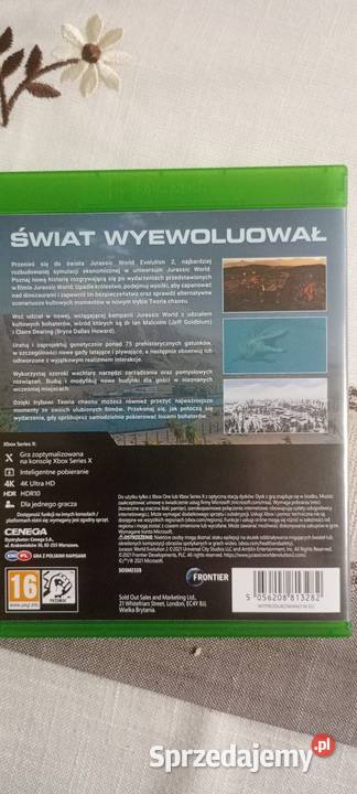 Jurassic world Evolution 2 xbox one Pozostałe Kamieniec