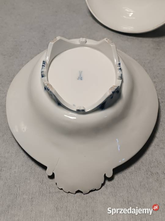 MEISSEN Kobaltowa Waza Terryna Wór Cebulowy Szczecin