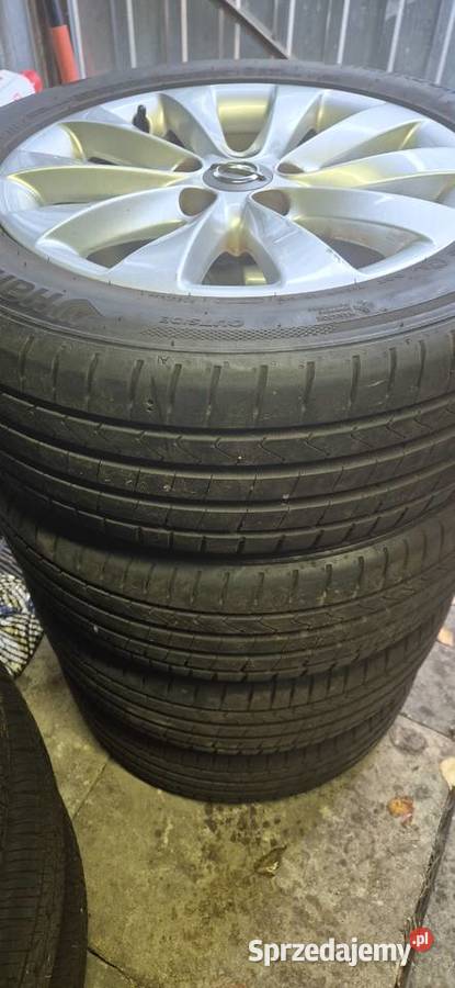 koła lato opel astrazafira 5x110 et 37 łódzkie Bełchatów