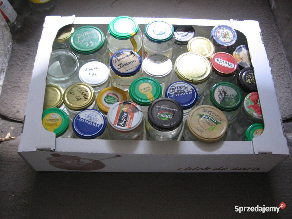 Słoiki na przetwory średnie różne mazowieckie Warszawa sprzedam