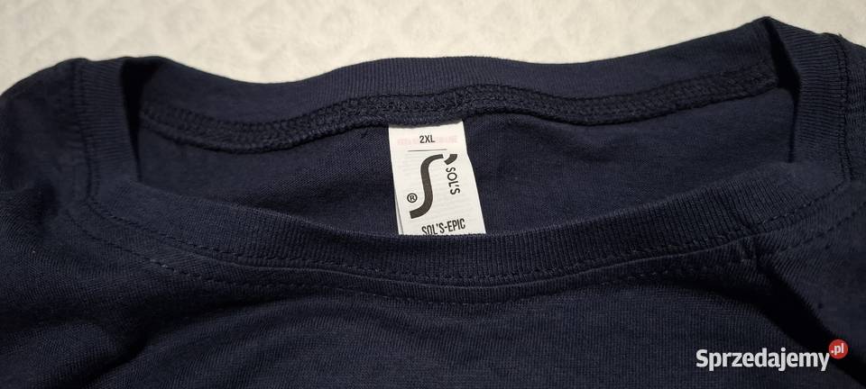 Koszulka krótki rękaw Tshirt granatowa Amazon śląskie Czeladź