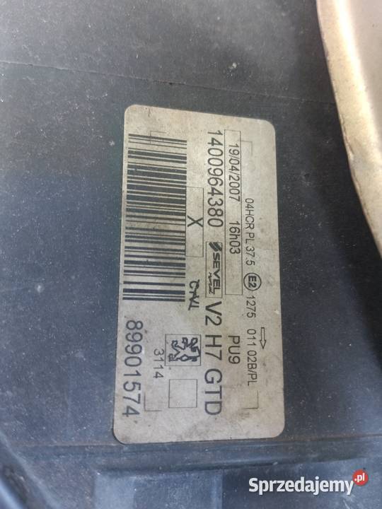 Z Uszkodzonym silnikiem peugeot 807 2007 kupiony w Polsce Wrocław
