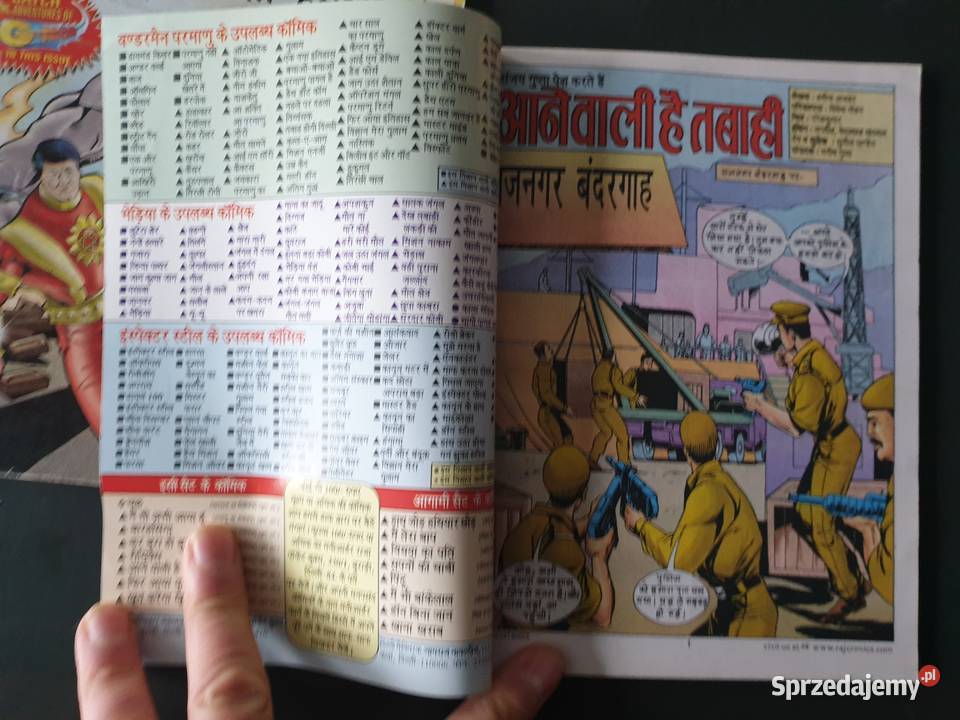 2 Hinduskie Komiksy Superbohaterskie Komiksy Gdynia sprzedam