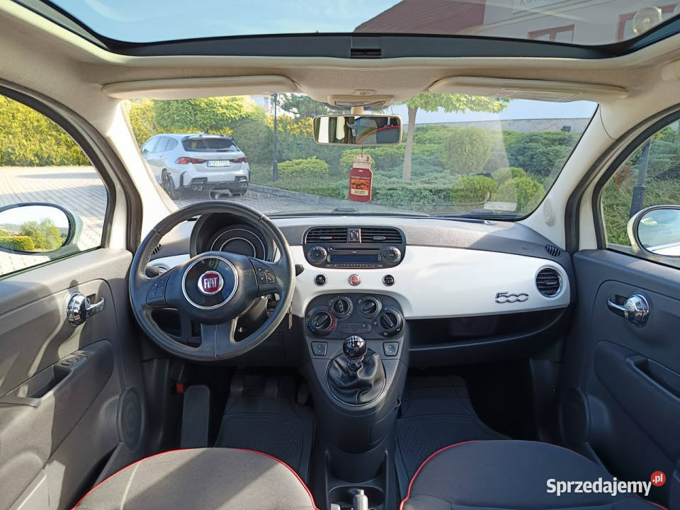 Fiat 500 Lounge 12 8V 69 Lounge Salon I 2007 Nowy Sącz