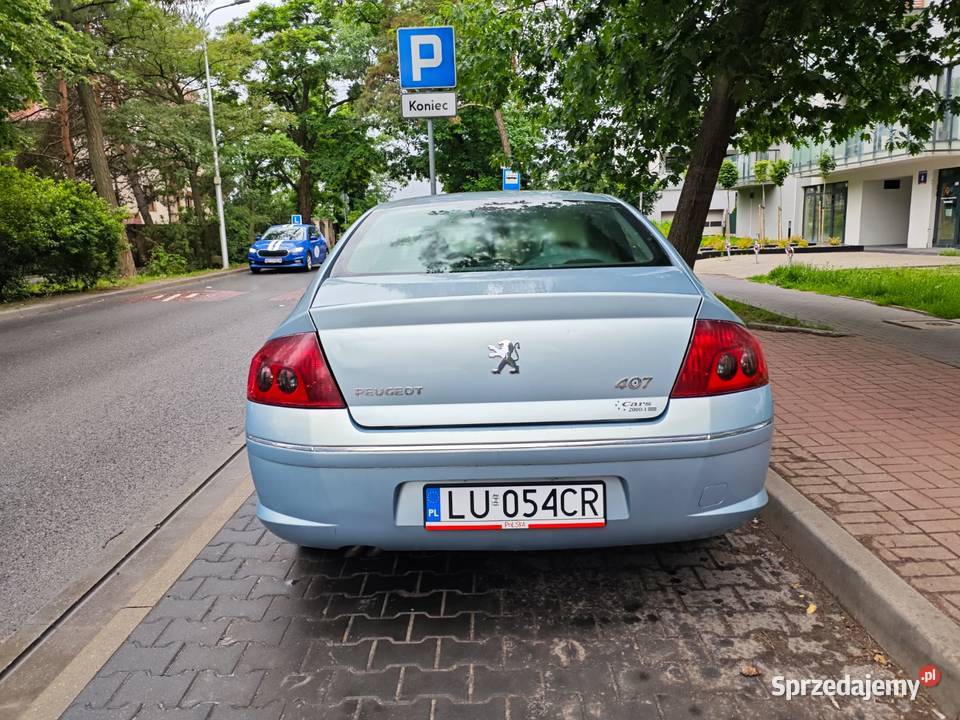 Peugeot 407 20 HDi 136 2008 manual OC i przegląd Pruszków sprzedam