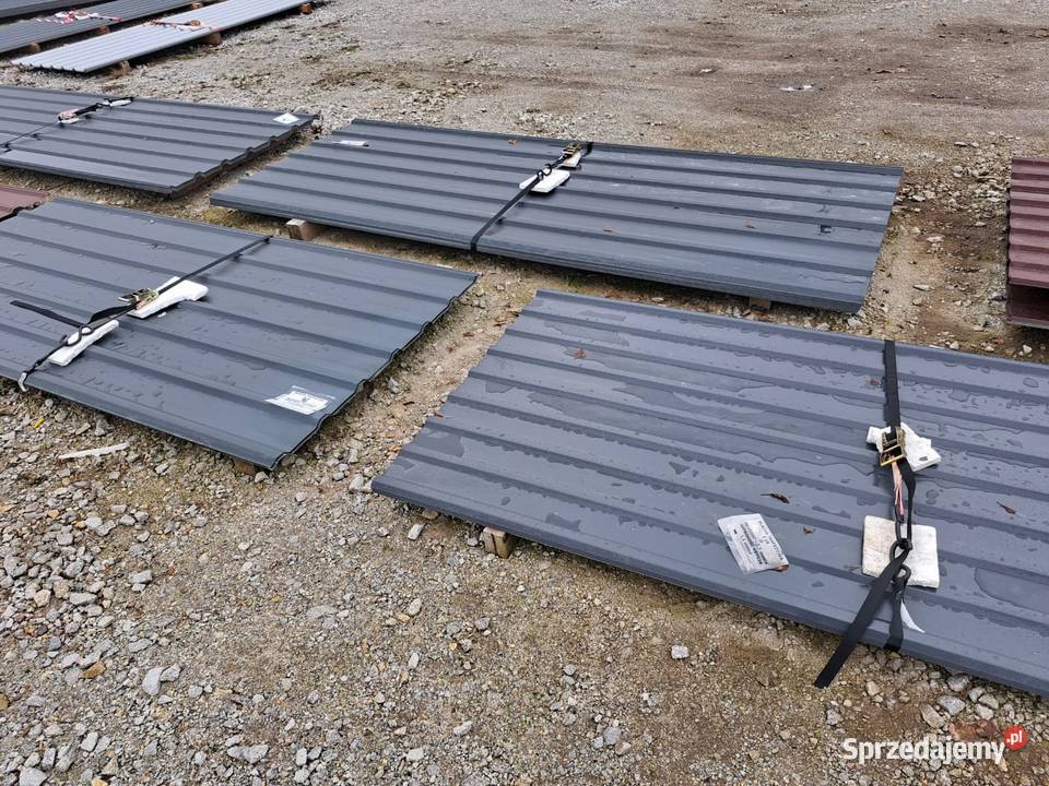 Blacha Trapezowa 2 gatunek T7 T18 grafit matbrąz Dachy i rynny wielkopolskie Leszno sprzedam