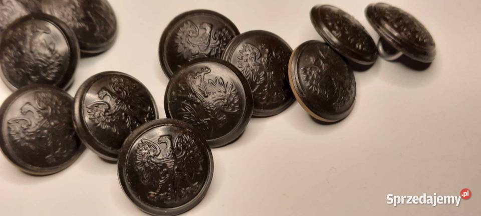 guziki do munduru wojskowego 12 średnica 22 Kolekcje Warszawa