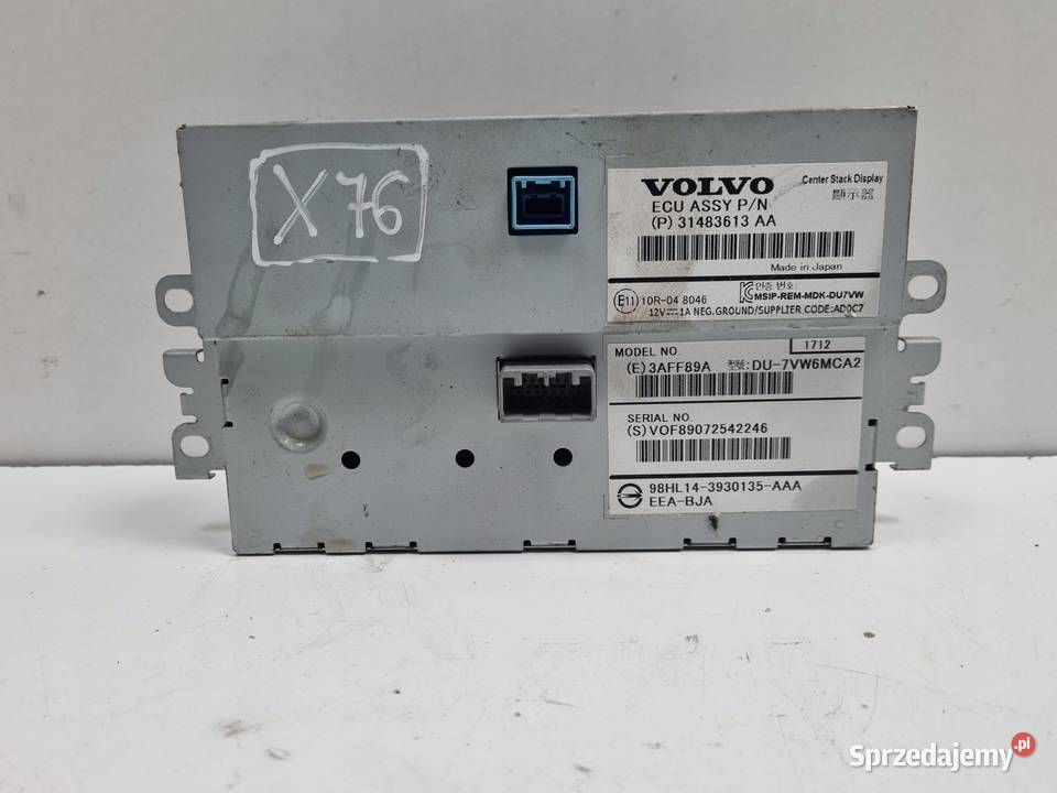 Volvo V40 II lift EKRAN NAWIGACJI Wyświetlacz