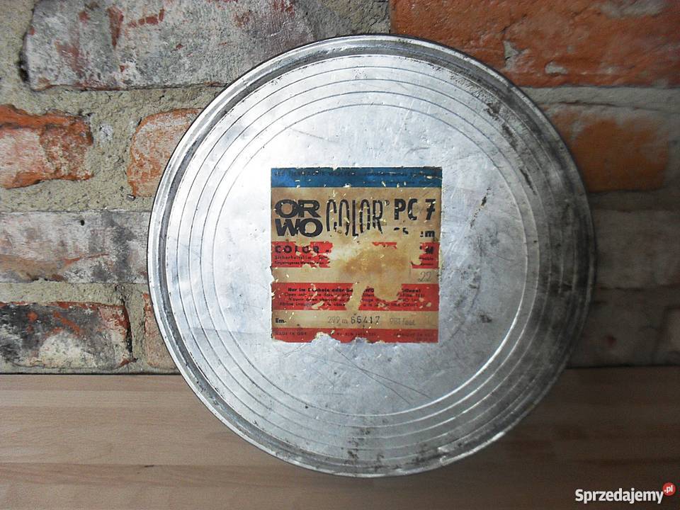 Puszka ORWO PC7 35mm z dawnej DDR lata 60 Gdynia