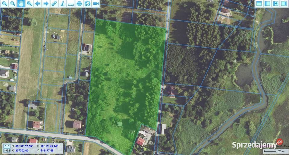 Działka rolna 238 ha Kuźnica Stara gmina Poraj śląskie sprzedam