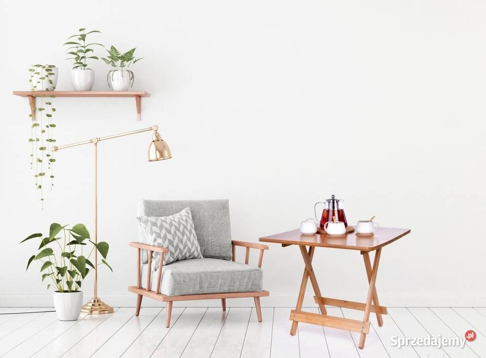 SKŁADANY BAMBUSOWY STOLIK GoEco Warszawa