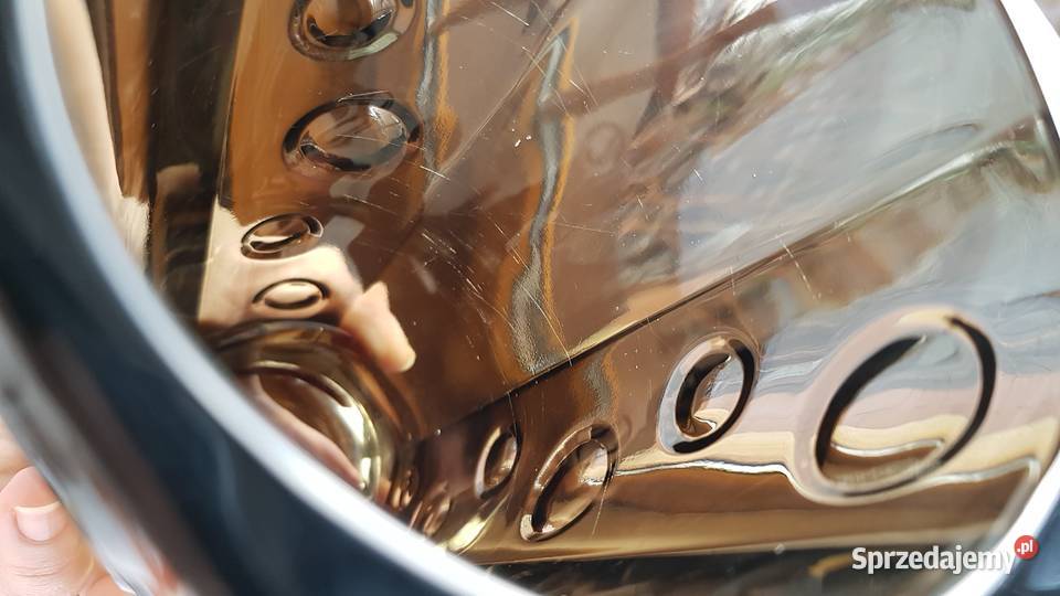 Wazon Woda Sodowa Ząbkowice kolorowe szkło PRL Dąbrowa Górnicza