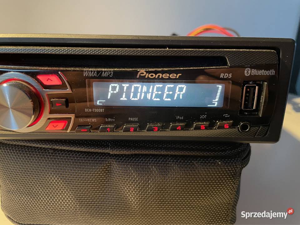Radio Pioneer DEH7300BT USB AUX BLUETOOTH IPOD zdejmowany panel łódzkie Bełchatów