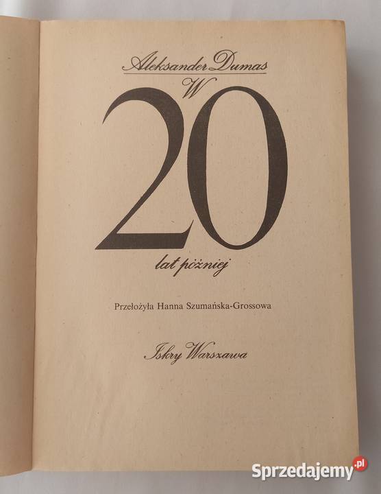 W 20 LAT PÓŹNIEJ Aleksander Dumas część 2 Hajnówka sprzedam