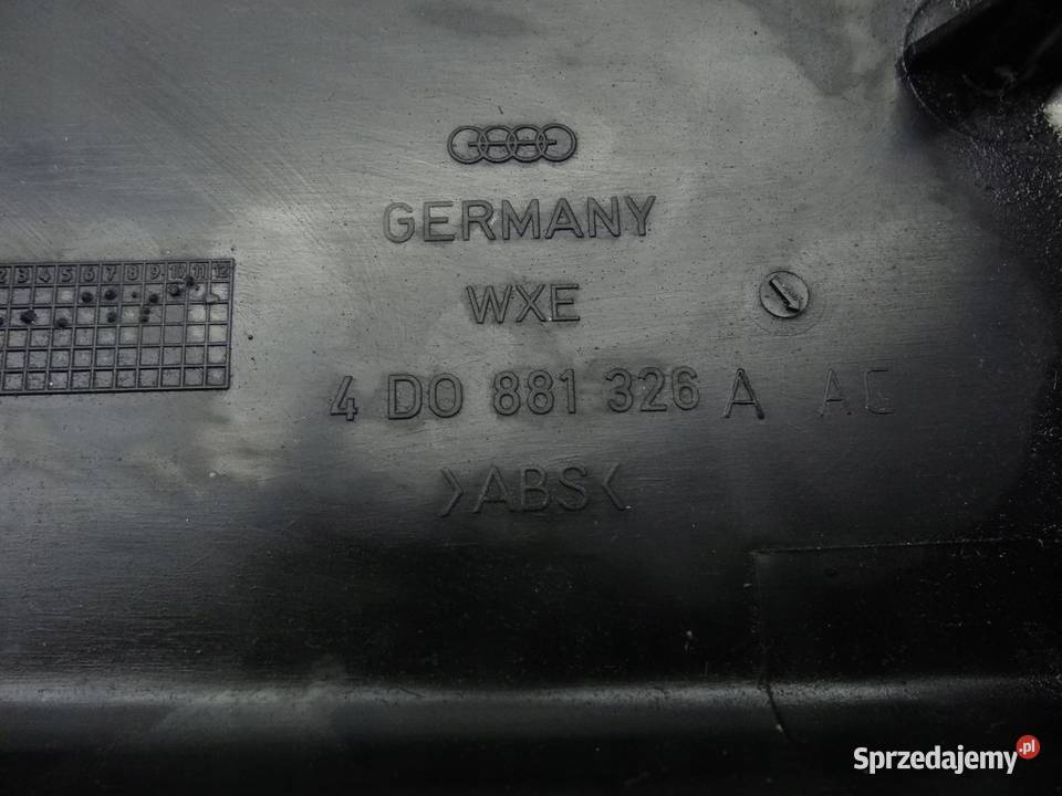 AUDI A8 D2 9902 OSLONA BOCZNA FOTELA SOUL osobowe Przemęt sprzedam