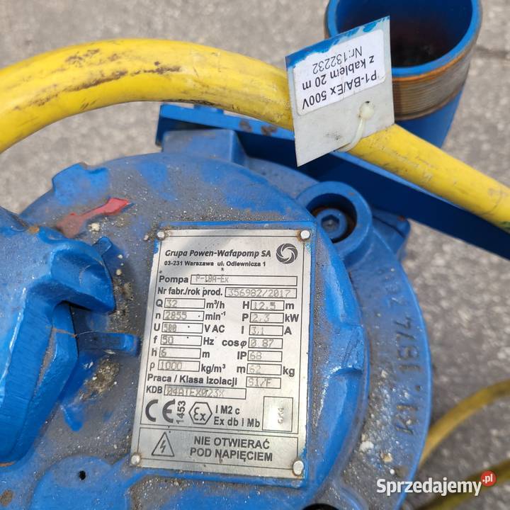 Pompa gornicza p1 pompa szlamowa do brudnej wody Nowy Korczyn