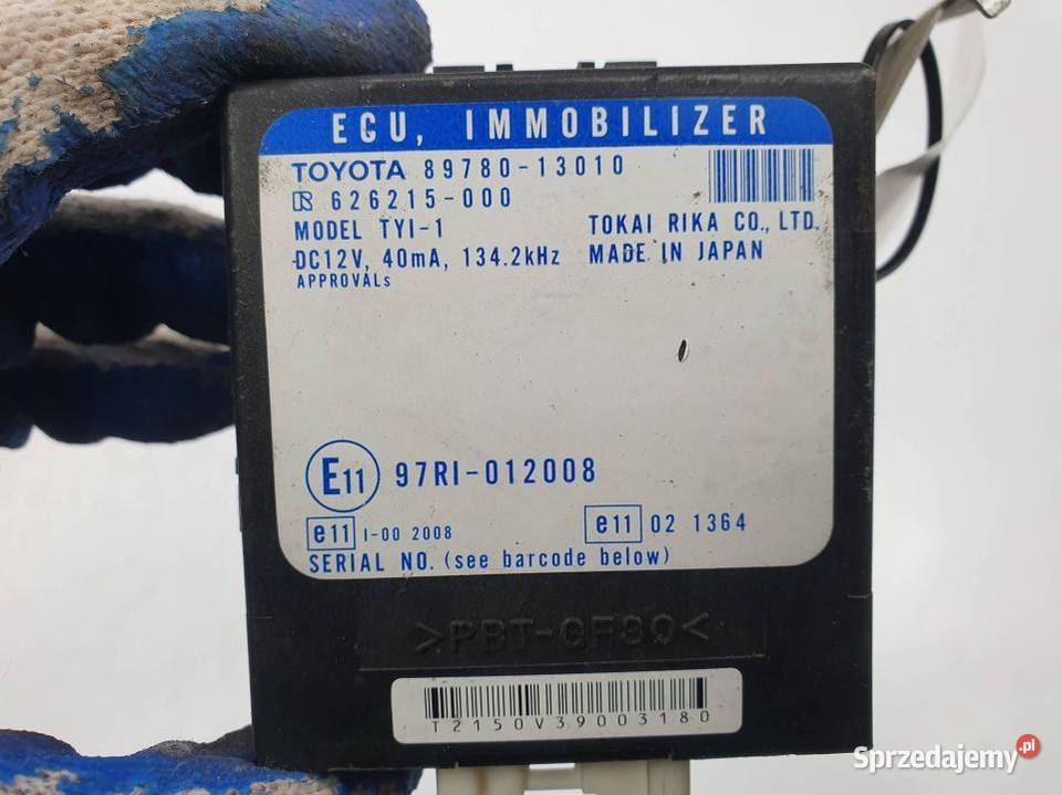 MODUŁ TOYOTA COROLLA VERSO 97RI012008 kujawsko-pomorskie Lipno sprzedam