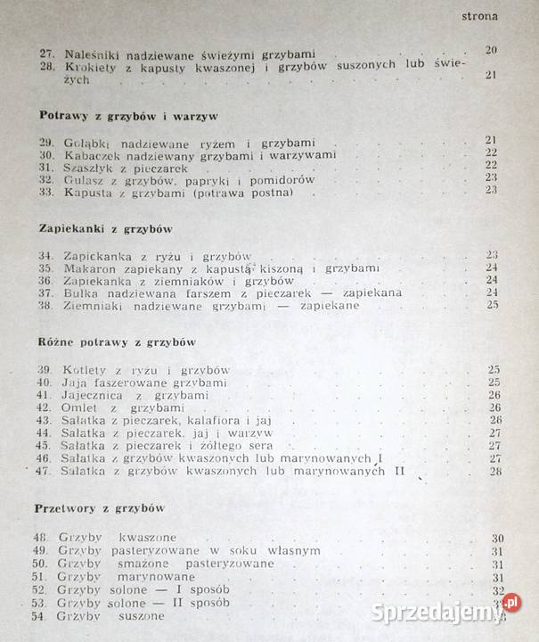 Potrawy i przetwory z grzybów Ilona Dąbrowa