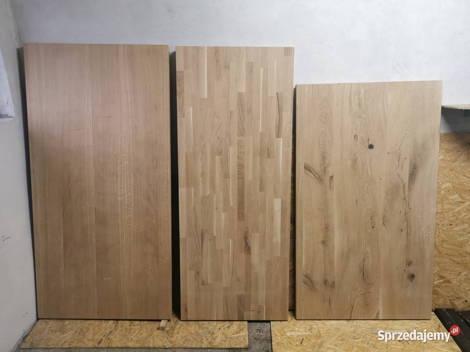 Blat dębowy jesionowy rustykalny na wymiar