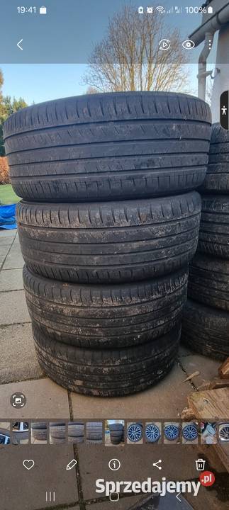 Alufelgi 19 cal 5x112 opony letnie Yokhama Trzebiatów sprzedam