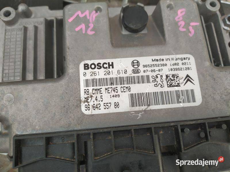 STEROWNIK SILNIKA KOMPUTER ECU PEUGEOT Gliwice