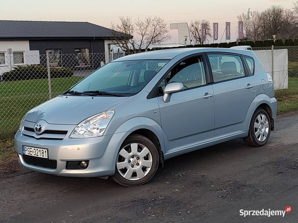 TOYOTA COROLLA VERSO 18 BENZYNA isofix wielkopolskie Leszno