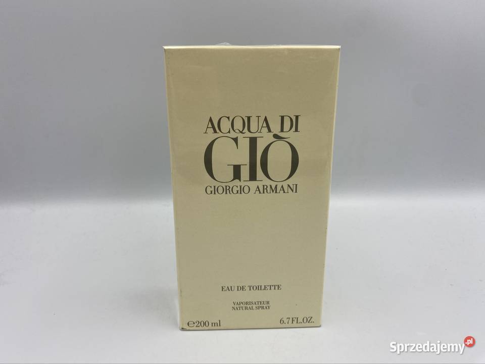 Giorgio Armani Acqua Di Gio 200ml Kraków sprzedam