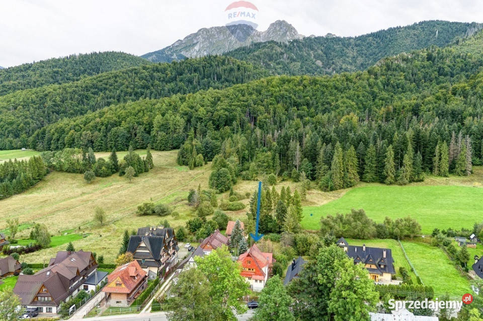 Krzeptówki Dom 17ar działki i widok małopolskie Zakopane
