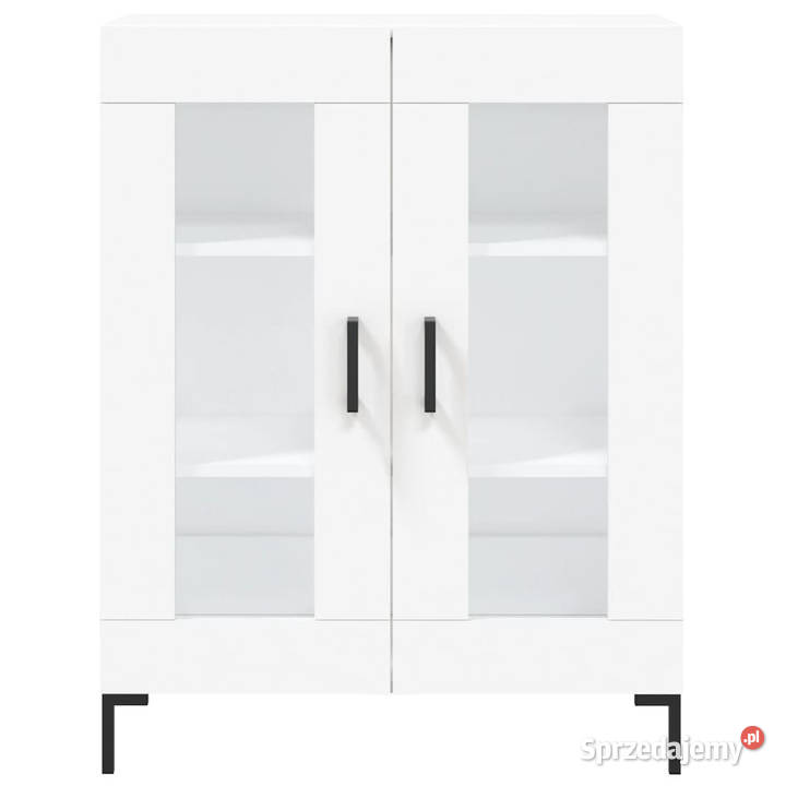 Witrynka biała 695x34x180 materiał