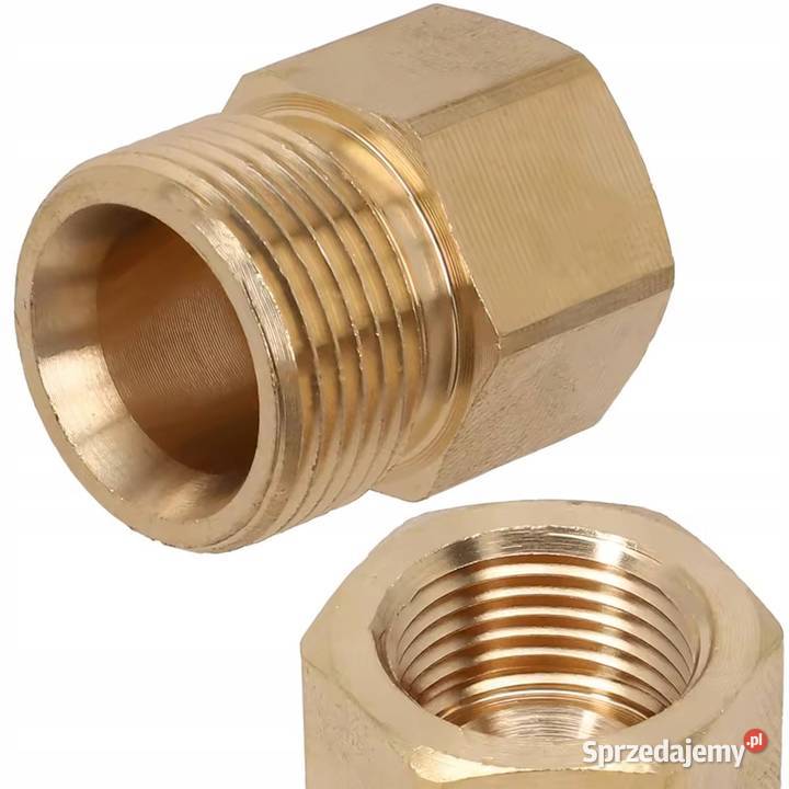 Redukcja M22x15 na 38 Do Krcher HDHDS Mosiądz Ludźmierz