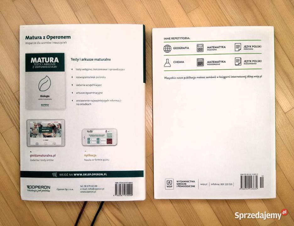MATURA BIOLOGIA Vademecum Operon i Repetytorium Warszawa