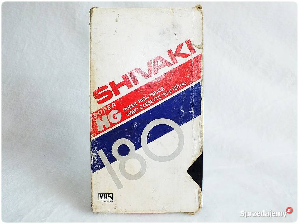 Kaseta VHS GoldStar 180 minut Filmy Epidemia Żary