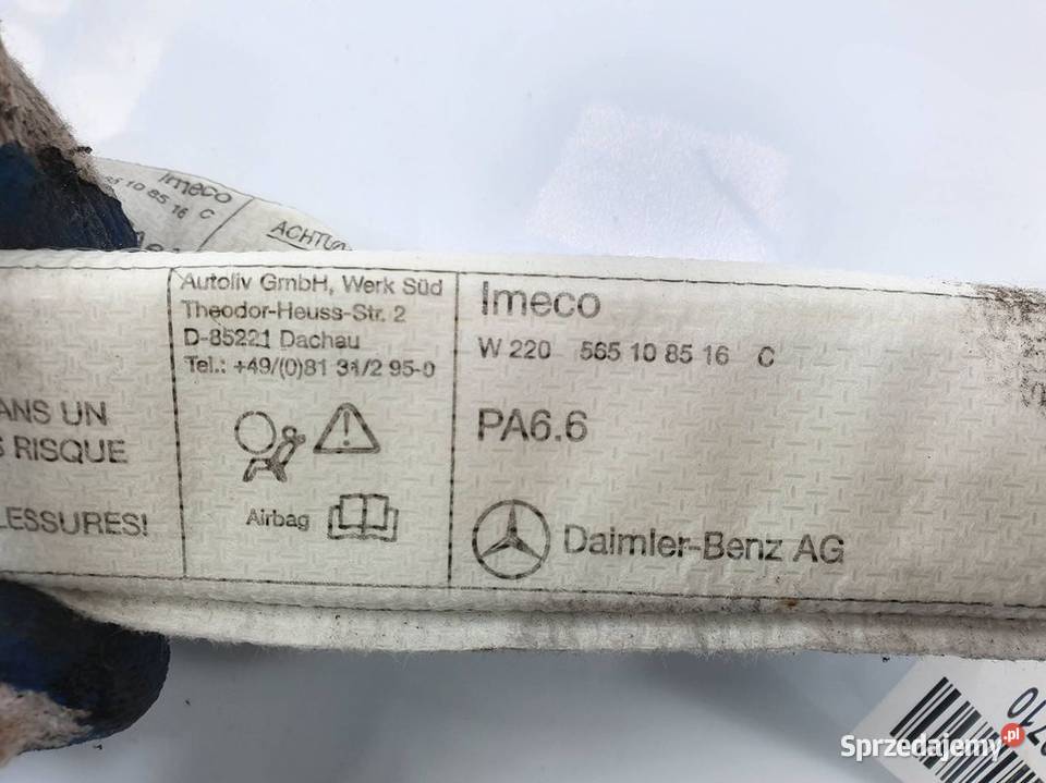 KURTYNA LEWA MERCEDES W 220 LIFT 2208600505 Lipno