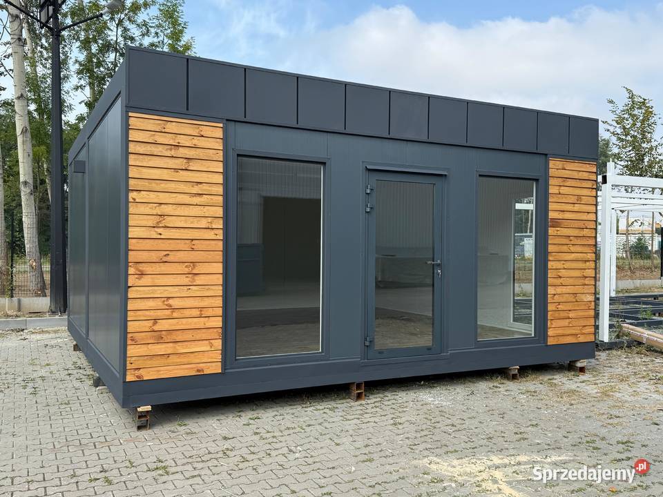Pawilon kontener 600x600 biuro sprzedaży Łódź