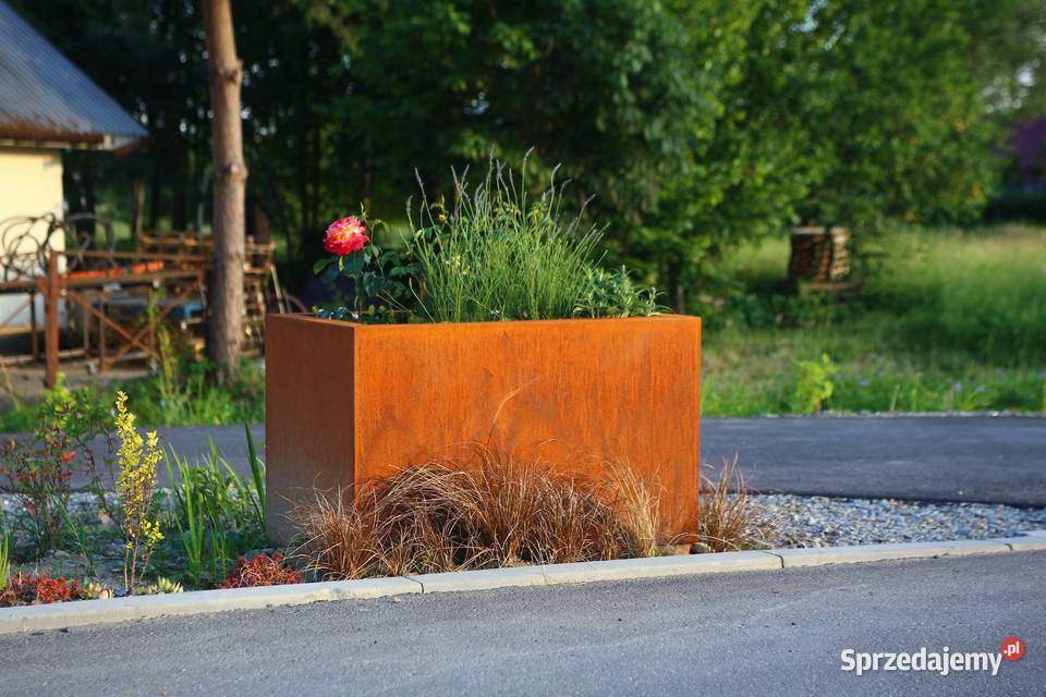 Donice ogrodowemeble stalowe corten Odrzykoń