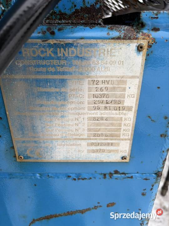 Rozrzutnik obornika Rock 8 ton pionowe walce Myszyniec