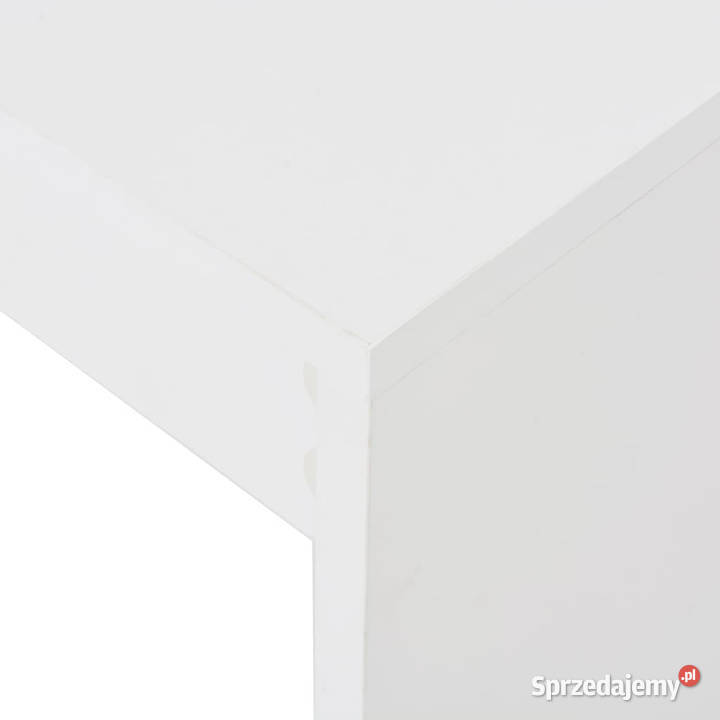 Stolik barowy z półkami biały 110 x 50 x 103 Warszawa