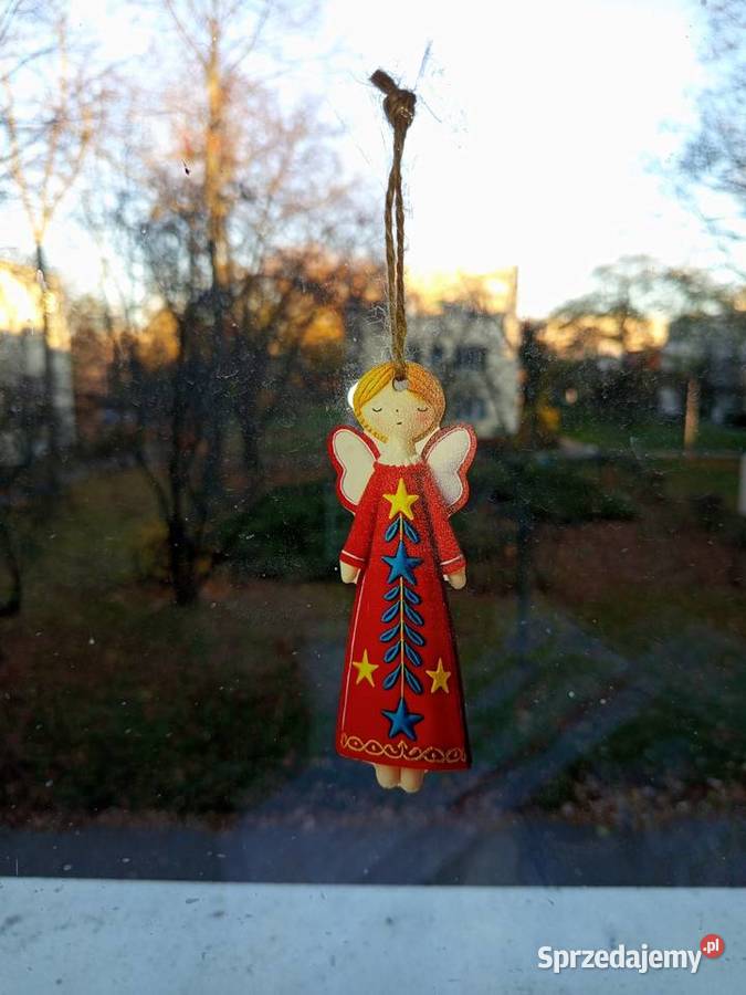 Aniołki dekoracje 2D 3 sztuki mazowieckie