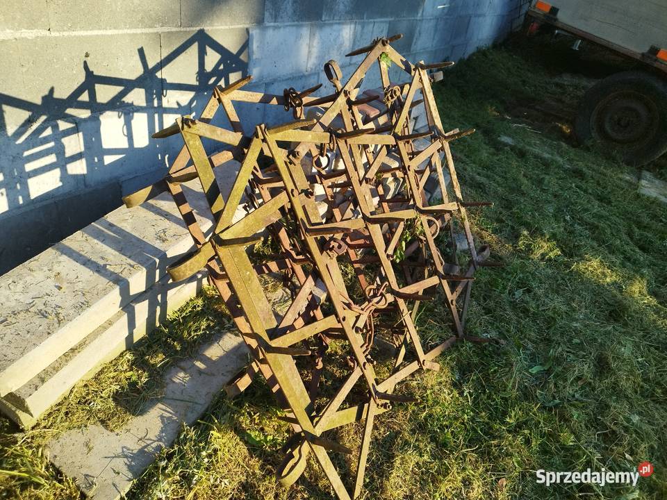 Brona ciągnikowa 275m 3 częściowa nieuszkodzony