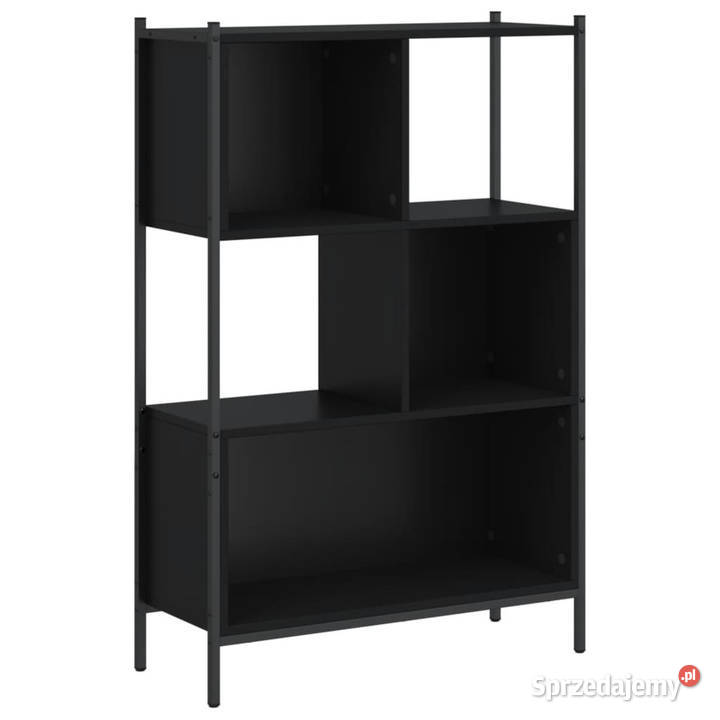 Regał czarny 72x28x109 materiał drewnopochodny Warszawa