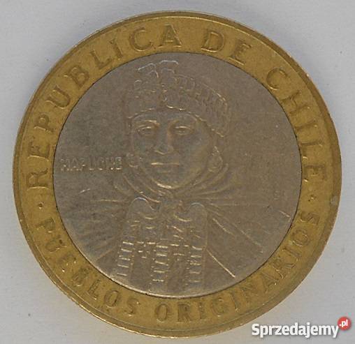 CHILE100 PESOS2005 rBIMETAL Legionowo