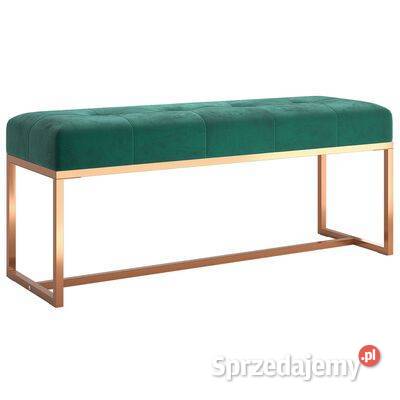 Ławka ciemnozielona 110x36x45 tapicerowana mazowieckie Warszawa